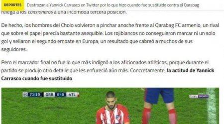 İspanlar Qarabağa qarşı etdiyi  səhvi düzəltdi - FOTO 